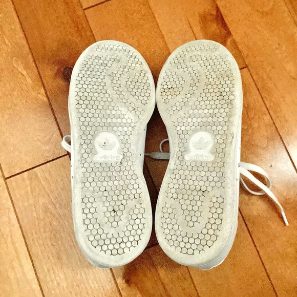 Adidas Stan Smith Floral White/Gold Sneakers Size 6 - Picture 15 of 16